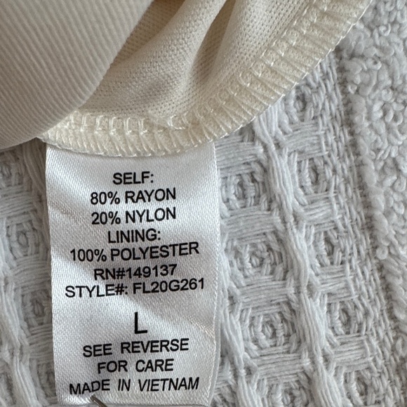 FAVLUX Ivory Ruffled Asymmetrical Dress - Picture 12 of 12